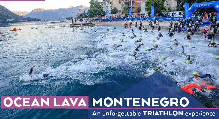 The Ocean Lava Triathlon race in Kotor, Montenegro