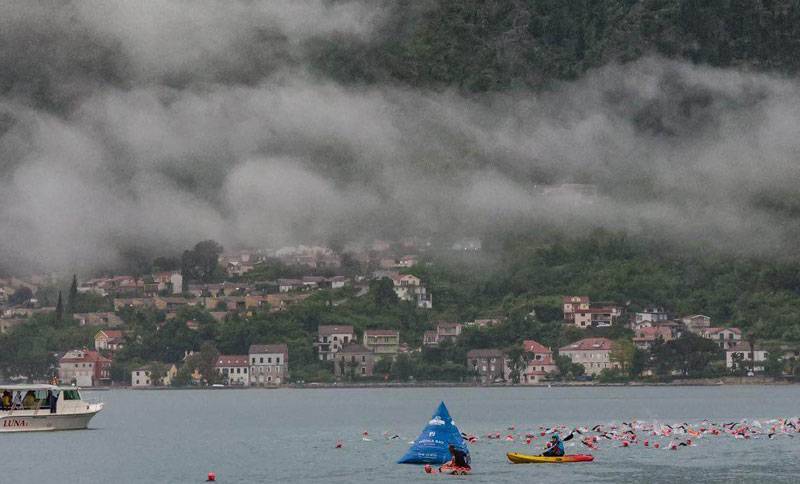 The environment of the Ocean Lava triathlon race in Kotor that can only be experienced in Montenegro