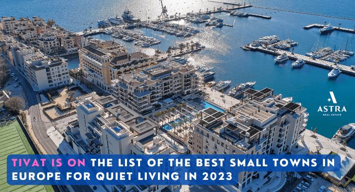 Tivat – one of the best small towns in 2023 in Europe for quiet living