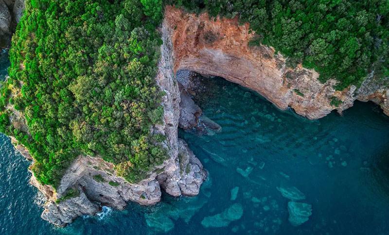 blue cave montenegro-Boat Petar Herceg Novi