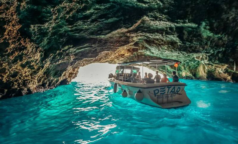 blue cave montenegro Boat Petar - Herceg Novi