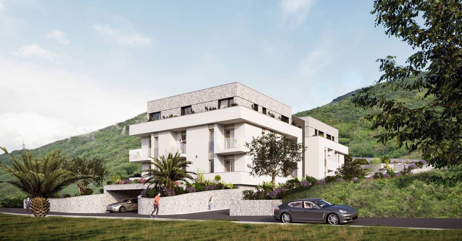 One-bedroom apartments in the AURA LASTVA LUX complex