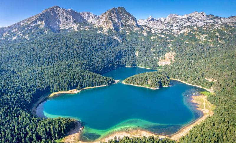 black lake on durmitor montenegro