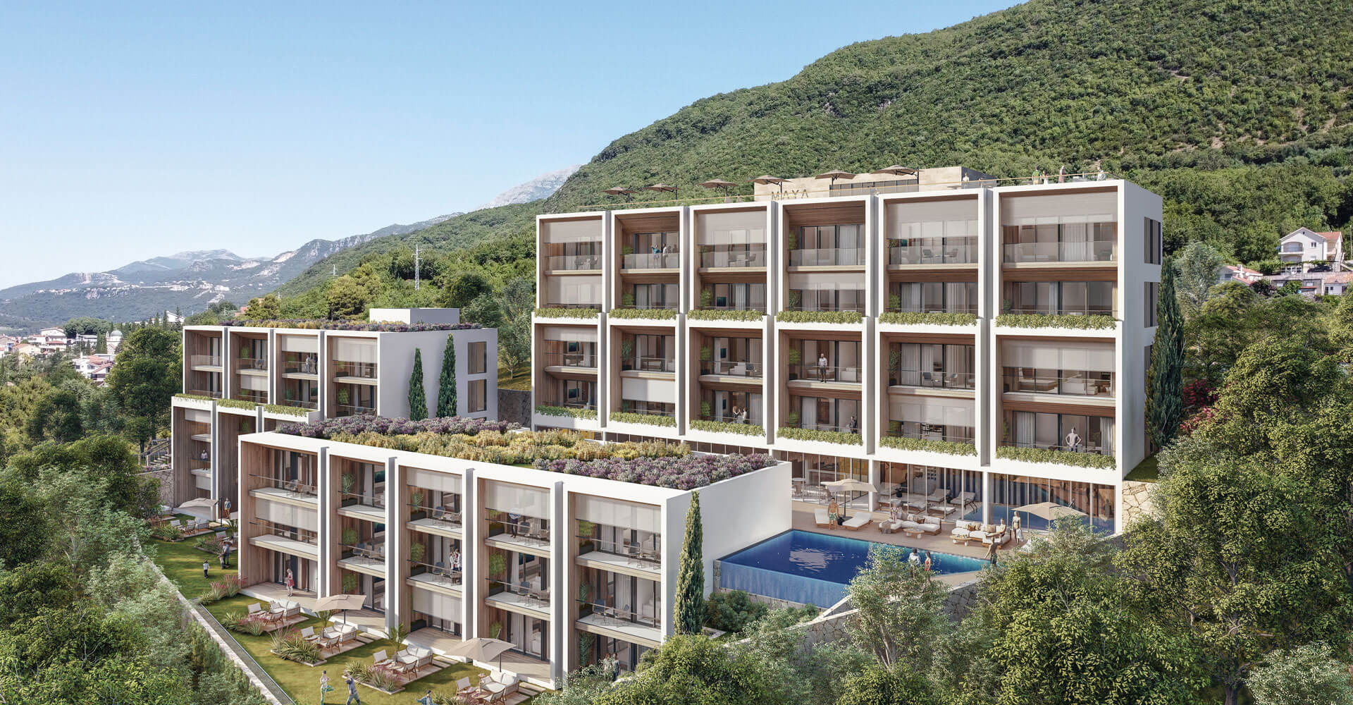 Modern two-bedroom apartments in Maya Adriatic residential complex