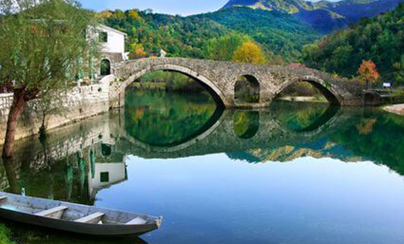 stone bridge Rijeka Crnojevica skadar lake montenegro astra real estate