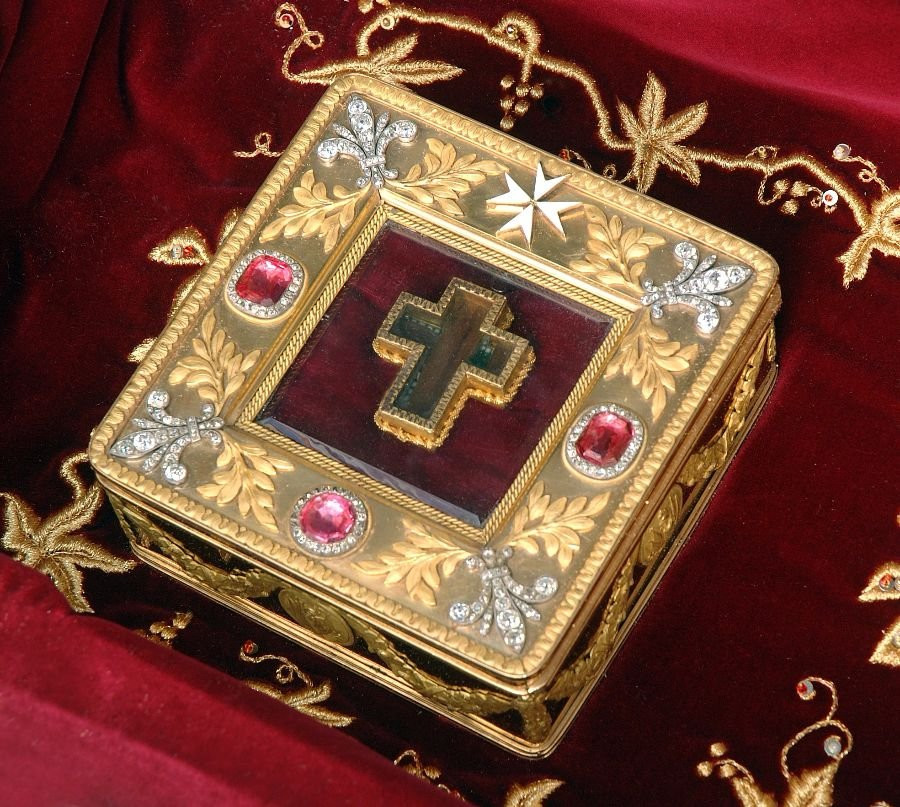 Sacred Christian relics on Cetinje - A fragment of the True Cross (Časni Krst Gospodnji)