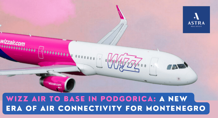 Wizz air to make Podgorica its new base