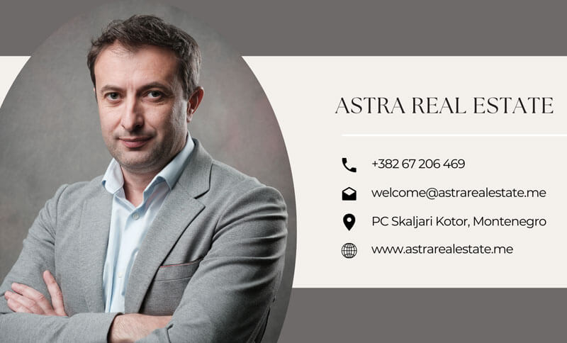 igor brkovic montenegro real estate agency