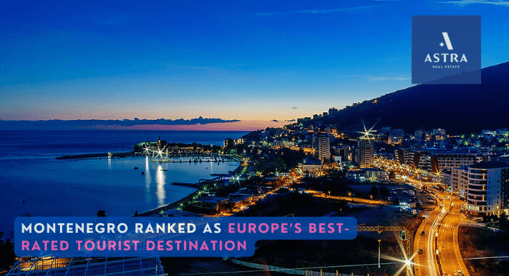 Montenegro Ranked as Europe’s Best-Rated Tourist Destination