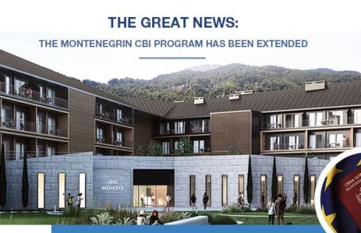 great news montenegrin CBI program has been extended